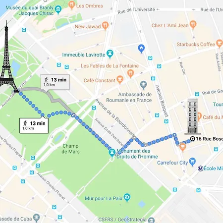 Appartamento Duplex And Private Patio At Eiffel Tower